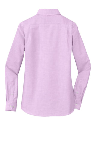 Port Authority Ladies SuperPro Oxford Shirt (Soft Purple)