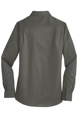 Port Authority Ladies SuperPro Twill Shirt (Sterling Grey)