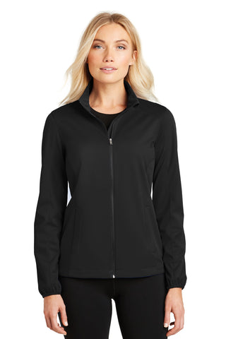 Port Authority Ladies Active Soft Shell Jacket (Deep Black)