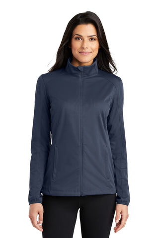 Port Authority Ladies Active Soft Shell Jacket (Dress Blue Navy)