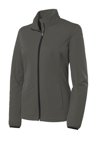 Port Authority Ladies Active Soft Shell Jacket (Grey Steel)