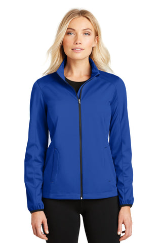 Port Authority Ladies Active Soft Shell Jacket (True Royal)