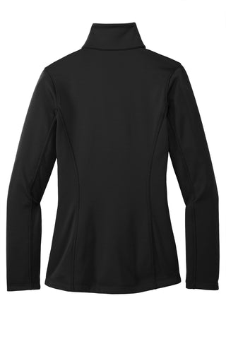 Port Authority Ladies Smooth Fleece 1/4-Zip (Deep Black)