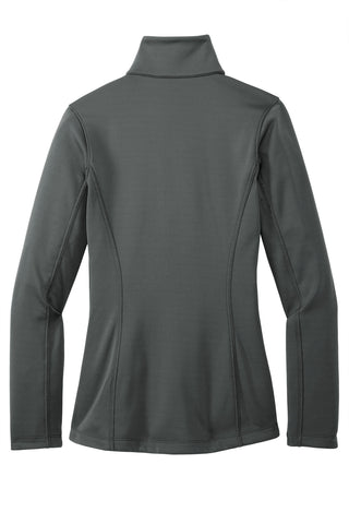 Port Authority Ladies Smooth Fleece 1/4-Zip (Graphite)