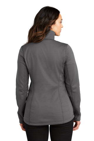 Port Authority Ladies Smooth Fleece 1/4-Zip (Graphite)