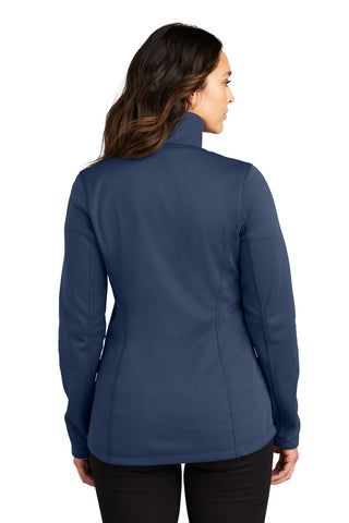 Port Authority Ladies Smooth Fleece 1/4-Zip (River Blue Navy)