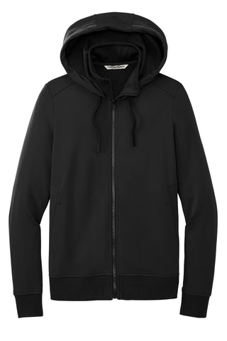 Port Authority Ladies Smooth Fleece Hooded Jacket (Deep Black)