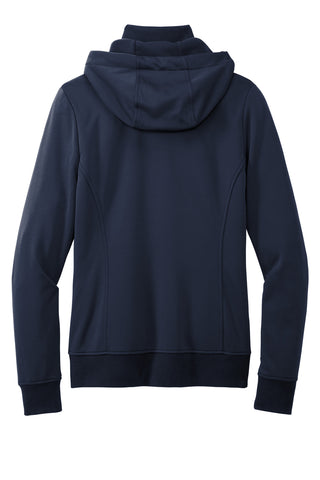 Port Authority Ladies Smooth Fleece Hooded Jacket (River Blue Navy)