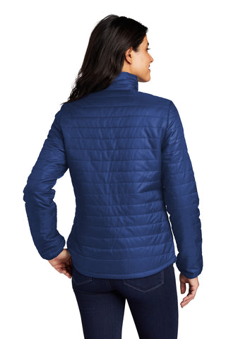 Port Authority Ladies Packable Puffy Jacket (Cobalt Blue)