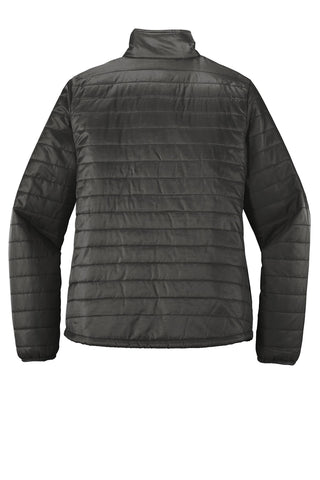 Port Authority Ladies Packable Puffy Jacket (Sterling Grey/ Graphite)