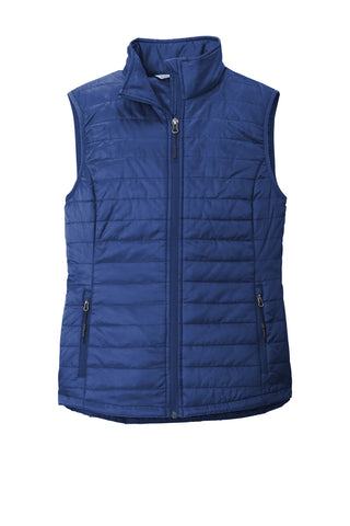 Port Authority Ladies Packable Puffy Vest (Cobalt Blue)