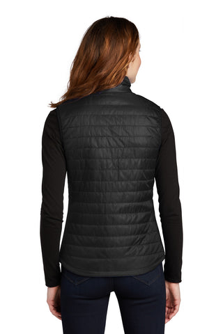 Port Authority Ladies Packable Puffy Vest (Deep Black)