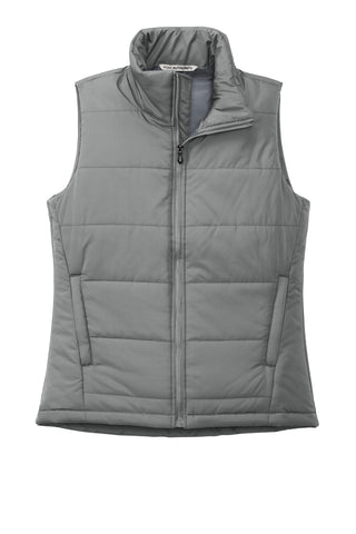 Port Authority Ladies Puffer Vest (Shadow Grey)