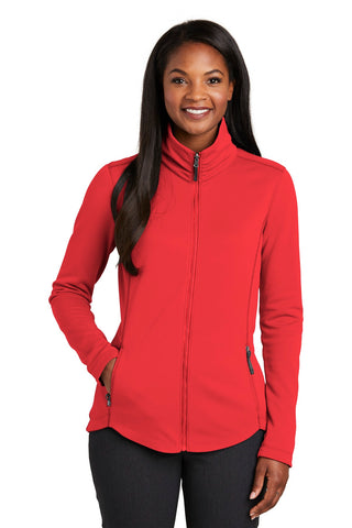 Port Authority Ladies Collective Smooth Fleece Jacket (Red Pepper)