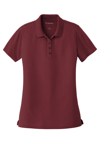 Port Authority Ladies Dry Zone UV Micro-Mesh Polo (Burgundy)