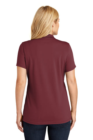 Port Authority Ladies Dry Zone UV Micro-Mesh Polo (Burgundy)