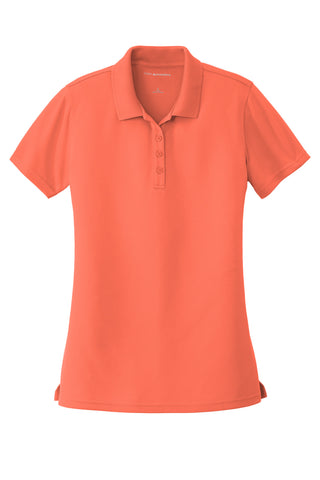 Port Authority Ladies Dry Zone UV Micro-Mesh Polo (Coral Splash)