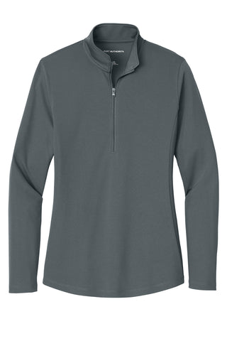 Port Authority Ladies Dry Zone UV Micro-Mesh 1/4-Zip (Graphite)