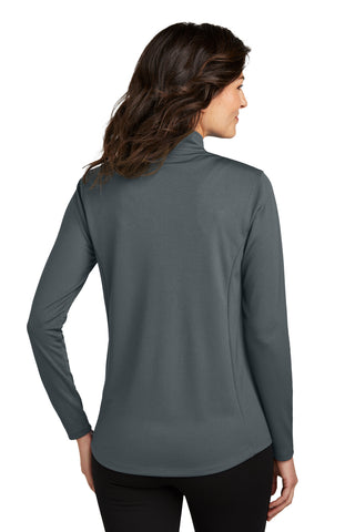 Port Authority Ladies Dry Zone UV Micro-Mesh 1/4-Zip (Graphite)