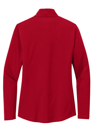 Port Authority Ladies Dry Zone UV Micro-Mesh 1/4-Zip (Rich Red)