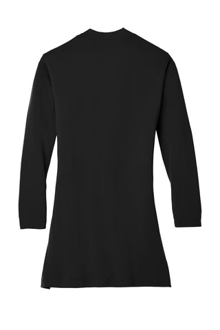 Port Authority Ladies Concept Long Pocket Cardigan (Black)