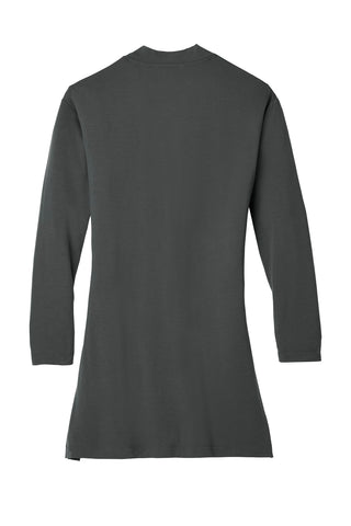 Port Authority Ladies Concept Long Pocket Cardigan (Grey Smoke)