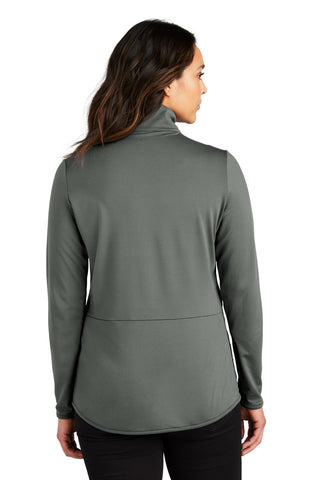 Port Authority Ladies Accord Stretch Fleece Full-Zip (Pewter)