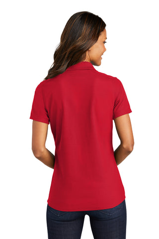 Port Authority Ladies EZPerformance Pique Polo (Apple Red)