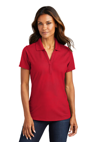 Port Authority Ladies EZPerformance Pique Polo (Apple Red)