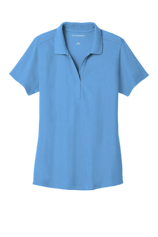 Port Authority Ladies EZPerformance Pique Polo (Carolina Blue)