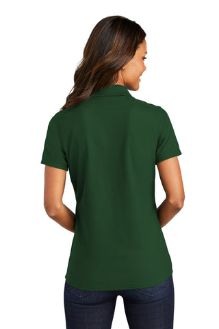 Port Authority Ladies EZPerformance Pique Polo (Deep Forest Green)