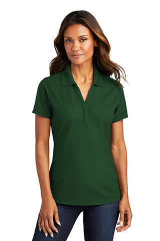 Port Authority Ladies EZPerformance Pique Polo (Deep Forest Green)