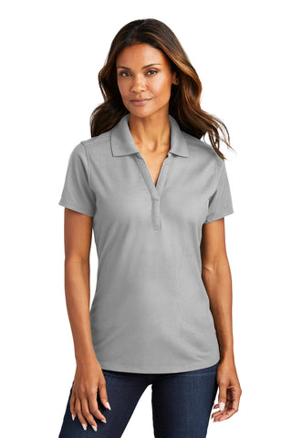 Port Authority Ladies EZPerformance Pique Polo (Gusty Grey)