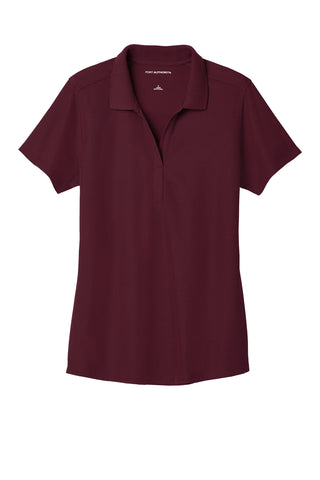 Port Authority Ladies EZPerformance Pique Polo (Maroon)