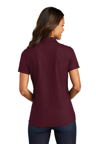 Port Authority Ladies EZPerformance Pique Polo (Maroon)