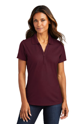 Port Authority Ladies EZPerformance Pique Polo (Maroon)