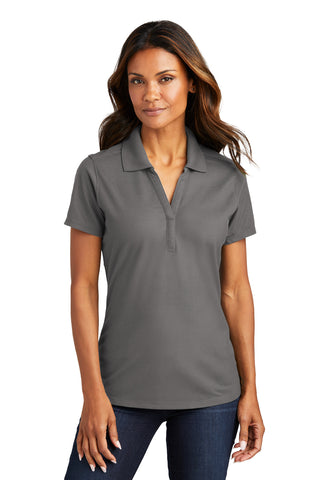 Port Authority Ladies EZPerformance Pique Polo (Sterling Grey)