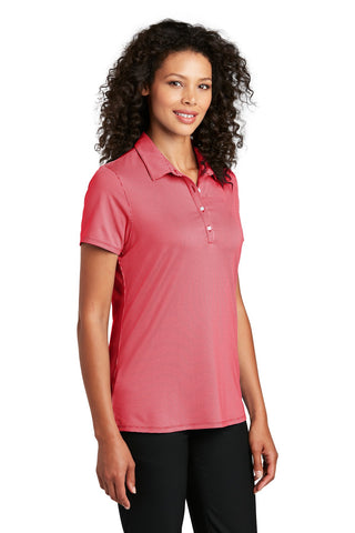 Port Authority Ladies Gingham Polo (Rich Red/ White)