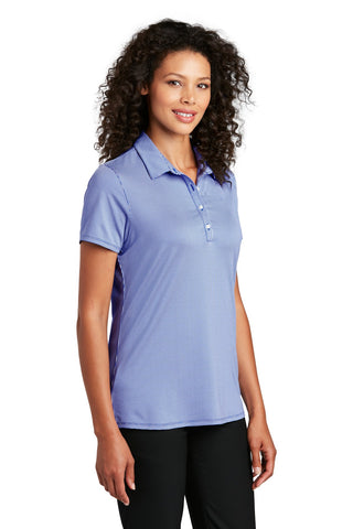 Port Authority Ladies Gingham Polo (True Royal/ White)