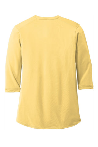 Port Authority Ladies UV Choice Pique Henley (Sunbeam Yellow)