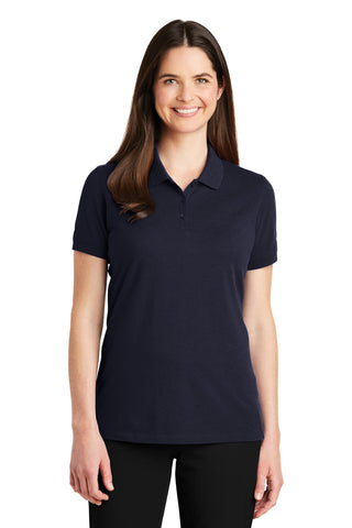 Port Authority Ladies EZCotton Polo (Navy)