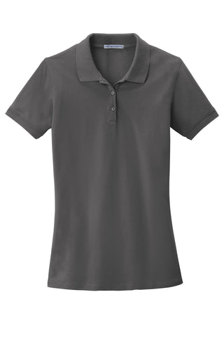 Port Authority Ladies EZCotton Polo (Sterling Grey)