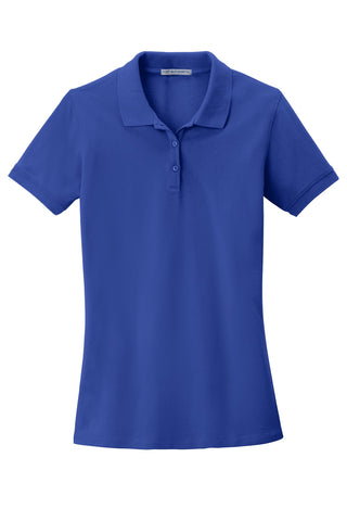 Port Authority Ladies EZCotton Polo (True Royal)