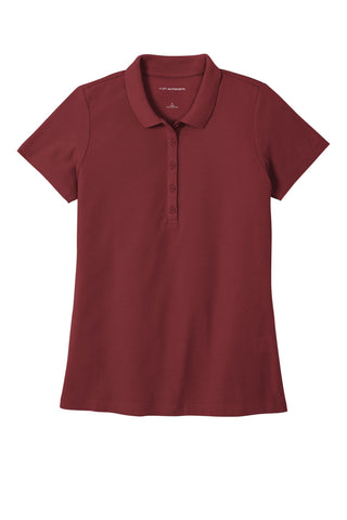 Port Authority Ladies SuperPro React Polo (Burgundy)