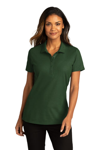 Port Authority Ladies SuperPro React Polo (Dark Green)