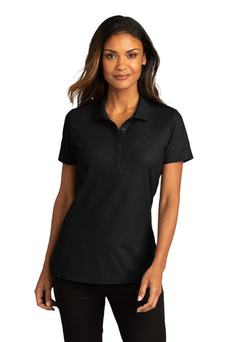 Port Authority Ladies SuperPro React Polo (Deep Black)