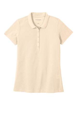 Port Authority Ladies SuperPro React Polo (Ecru)