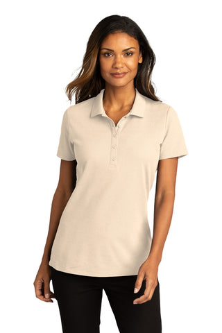 Port Authority Ladies SuperPro React Polo (Ecru)