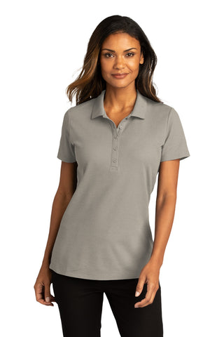 Port Authority Ladies SuperPro React Polo (Gusty Grey)