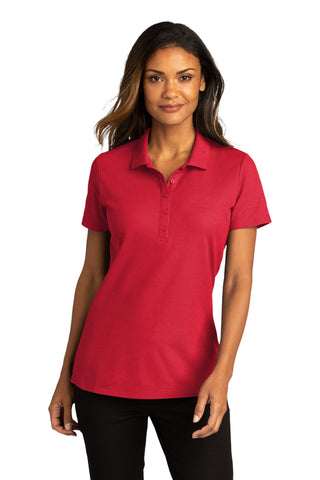 Port Authority Ladies SuperPro React Polo (Rich Red)